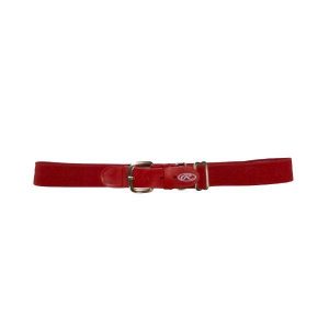 Red Adjustable Elastic Baseball Belt